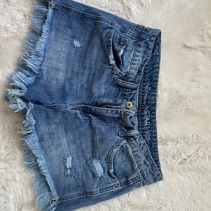 Frayed shorts